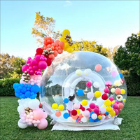 Ballons de fête pour enfants Fun House Tente à bulles géante en cristal gonflable clair Igloo Dome