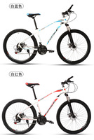 Vente en gros d'usine Vélo de montagne en acier au carbone de 27,5 pouces Vélo de montagne tout-terrain à suspension à double frein à disque de taille adulte de 29 pouces