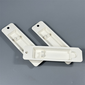 Bandeja de embalaje de pulpa de papel moldeada biodegradable desechable para cosméticos Bandeja de fibra de moldeo de pulpa Caja de inserción de embalaje de maquillaje - Product Image 6