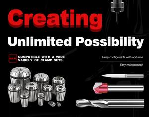 Nouvelle machine de gravure CNC en aluminium TTC 450 Pro Max, routeur de gravure DIY, graveur CNC laser pour bois, PVC, <span class=keywords><strong>bambou</strong></span>, MDF, métal - Product Image 6