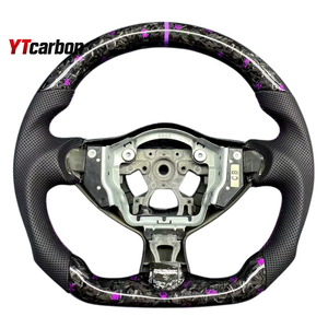 Volant de course personnalisé en fibre de carbone véritable YTcarbon pour <span class=keywords><strong>370Z</strong></span> Z34, accessoires intérieurs de voiture, pièces automobiles - Product Image 2