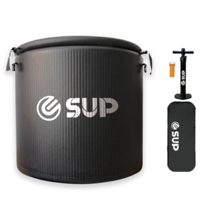 Grande baignoire gonflable pour <span class=keywords><strong>spa</strong></span> 90x76cm en PVC, utilisation extérieure, multifonctionnelle, seau à glace gonflable - Product Image 3