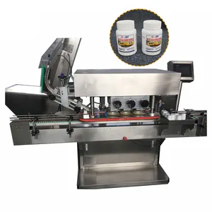 high quality automatic spray lid capping machine glass plastic bottle sealing machine with good price for Manufacturing Plant