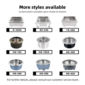 <span class=keywords><strong>Table</strong></span> de <span class=keywords><strong>barbecue</strong></span> et de fondue individuelle pour <span class=keywords><strong>restaurant</strong></span> buffet, non fumeur, petite, OEM ODM - Product Image 4