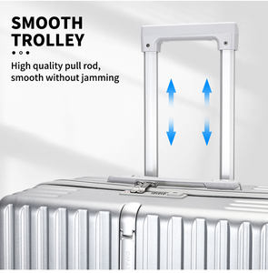 OMASKA कस्टम ABS सामान 3 Pcs महिलाओं 20 24 28 इंच ABS यात्रा सामान सेट - Product Image 6