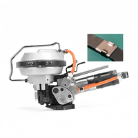 VA19 KZ19/16 Scelleuse manuelle pneumatique pour sangles en acier avec boucle de serrage et coupe-sangle
