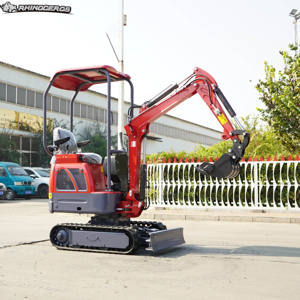 Rhinoceros XN12 Máquina de excavación de orugas de 1 tonelada Motor japonés Mini excavadora Micro Trencher Digger - Product Image 2