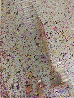 Feuille acrylique transparente personnalisée à paillettes épaisses 4x8 3mm 4mm 5mm
