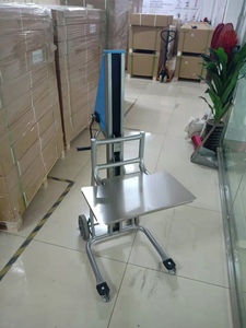 New Style Portable Forklift Load Capacity 120 kg Hand Winch <strong>Manual</strong> <strong>Stacker</strong> - Product Image 4