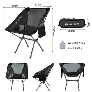 Fabricante bajo moq y precio ajustable personalizado viajes al aire libre camping sillas plegables con sostenedor de taza - Product Image 1