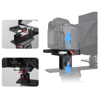 Meilleur/vue T12 téléprompteur, téléprompteur portable pliable, compatible avec les tablettes de 11 pouces, invite de téléphone portable, prise de vue par caméra