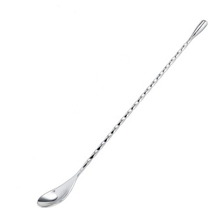 Chất Lượng Cao Thép Không Gỉ Cà Phê Cốc Cốc Thực Tế Thanh Công Cụ Dài Xử Lý Thanh Muỗng - Product Image 2