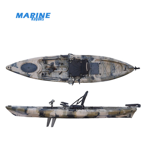 Canoë en plastique PEBDL à poser sur le dessus Kayak de pêche à pédales à rabat pour sports nautiques à vendre - Product Image 2