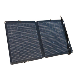 Panel Solar Flexible y Ligero de 100W con 23% de Eficiencia, Bolsa de Panel Solar Plegable para Autocaravanas/Caravanas, Cargador para Estación de Energía Portátil - Product Image 1