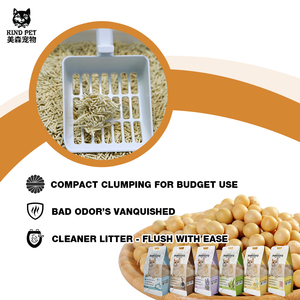 Litière pour chat au tofu 10L/4.6KG Forte agglomération Sans poussière Pastèque verte Granulés de sable pour chat - Product Image 5