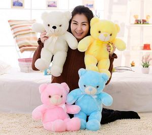 Vente chaude : Ours en peluche lumineux LED coloré de 30 cm, jouet en peluche créatif, cadeau de Noël - Product Image 2