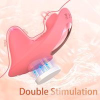 Bestseller Ferngesteuerter Tragbarer Slip-Vibrator Klitoris-Sauger mit Sexy Unterwäsche Klitoraler Stimulator Sexspielzeug