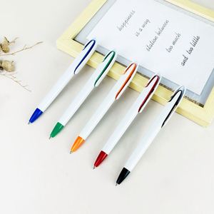 Custom Promotional Branded Plastic Print <b>Pens</b> <b>White</b> Stylo Ballpoint Full Color Logo Uv Printing <b>Pen</b> - Product Image 5