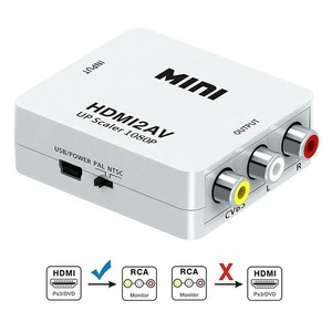 Mini Hdm2av Converter Hdmi To Av Adapter 1080p For Old Tv And <b>Set</b> <b>Top</b> <b>Box</b> - Product Image 4