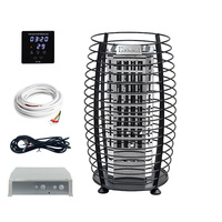 Calentador de Sauna Eléctrico Diooist Neater de 3-7.5kW con Panel de Control por Computadora, de Acero Inoxidable, para Sauna Tradicional