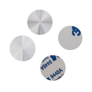 Wholesale Anodized Stamped <b>CD</b> Pattern Aluminum Sheet Special Shape Chamfer Edge Metal Decorative Plate <b>Custom</b> Silk Print Logo - Product Image 4