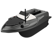 Flytec Nouveau V080 Bateau de pêche RC à traîne rapide pour carpes, avec sondeur GPS, 800M, 180 points, 3KG, 12V, 15KM/H, en plastique, motorisé