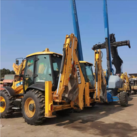 Chargeur rétrocaveuse Jcb 4cx d'occasion japonais original prêt à la vente avec bon état à vendre