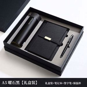 High-End Custom A5 Notebook Hardcover Journal Set Loose-<b>Leaf</b> Binding Corporate Gift for Business Exhibitions and Souvenirs - Product Image 5
