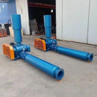 AC haute pression racines ventilateur Aquaculture traitement des eaux usées équipement de séchage pneumatique transport compresseur d'air 220V/380V/440V