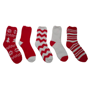 Chất Lượng Cao Lông Cừu Vớ Phụ Nữ Tầng Mờ Vớ Mùa Đông Chân Ấm Sox Ấm Mờ Dép Vớ - Product Image 4