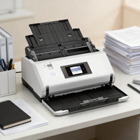 Scanner de documents couleur recto-verso haute vitesse Epson DS-31200 A3 CIS 90 ppm avec ADF USB 3.0 pour numérisation continue multi-formats, idéal pour usage bureautique