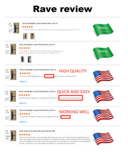 Cerradura Inteligente Digital con Huella Dactilar SINON de Alta Calidad, Control Remoto Tuya Wifi TTlock, Cerradura Inteligente de Madera para Casa, Hotel, Apartamento - Product Image 4