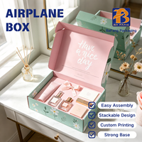 Boîte cadeau de luxe en carton ondulé réutilisable pour présentation de jouets et cadeaux haut de gamme, idéale pour les magasins de vêtements et t-shirts