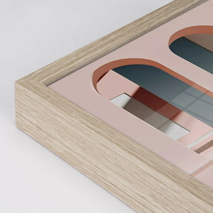 Cadre en bois <span class=keywords><strong>effet</strong></span> bois pour moulures de cadre en métal, miroir, <span class=keywords><strong>photo</strong></span>, affiche, cadre, profilés en aluminium - Product Image 5