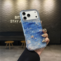 Nouvelle coque de téléphone à motif coquillage océanique dégradé, très tendance, pour iPhone 17 Pro Max, iPhone 16, 12, 13, 14, 15 – Créativité personnalisée