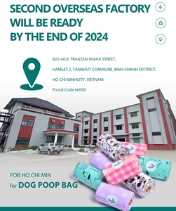 Collecteur de crottes de chien durable, sacs biodégradables, fibres végétales, déchets verts pour chiens, sacs à crottes de chien en plastique - Product Image 6