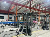 Equipo de Gimnasio Comercial de Alta Calidad, Multifuncional, de Uso Pesado, Tipo Jungle de 8 Estaciones, Unisex, con Sistema de Cables Cruzados y Pesas Libres