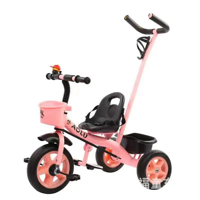 Детский трехколесный велосипед, детский педаль, трехколесный велосипед два в одном, ручной, детский подарок, милая игрушка
