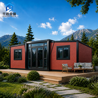 Casa Contenedor Portátil Expandible, Estructura de Acero Resistente, Cabaña Modular Prefabricada para Campamentos de Trabajo, Unidad de Vivienda Temporal de Emergencia