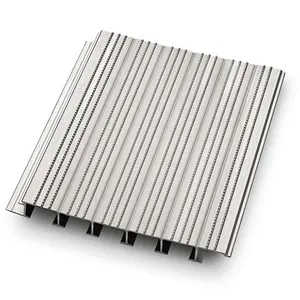 Perfil de alumínio extrusor personalizado do piso do alumínio do reboque para o revestimento do reboque