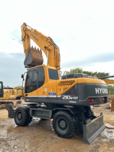 Usato Hyundai 210W escavatore a ruote 21Ton R210W Robex <span class=keywords><strong>210</strong></span> escavadora 210w-9 210w-9T macchinari per costruzioni pesanti prezzi adatti - Product Image 3