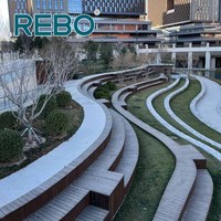 Planche de terrasse composite imperméable en bambou pour revêtement extérieur, décoration intérieure, sol de terrasse, carreaux de revêtement extérieur