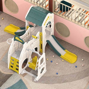 Aire de jeux intérieure pour enfants, <span class=keywords><strong>toboggan</strong></span> en plastique multifonctionnel pour jouer à la maison, avec <span class=keywords><strong>piscine</strong></span> à balles, parc d'attractions, offre spéciale - Product Image 6