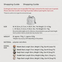 Sac de transport portable pour petits chiens avec plusieurs poches et design en maille respirante pour les promenades, les voyages et les trajets quotidiens