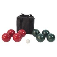 Ensemble de boules de pétanque en résine ZQURE de 90 mm avec 8 boules et sac de transport pour les jeux en plein air en toutes saisons