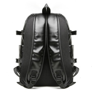 กระเป๋าเป้สะพายหลังสำหรับนักเรียนวัยรุ่น,กระเป๋าสะพายหลังแฟชั่นหนัง Pu ขนาดใหญ่พร้อมกระเป๋าสตางค์ Rugzak กันกลิ่น - Product Image 6