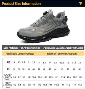 Anti-Crush Safety Factory Cushioned Anti Smashing Shock Resistant Safety Shoes Puncture-proof Shoes with Steel Shoes <b>Cap</b> - Product Image 5