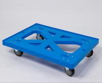 Poignée de chariot à capacité à quatre roues chariot en plastique chariot à plate-forme d'outils en plastique durables