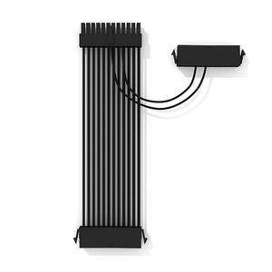 Cable de alimentación para placa base de 24 pines, cable de extensión para ordenador de escritorio, interfaz de terminal S con cable de cobre - Product Image 1
