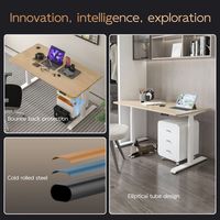 Nouveau design Table de bureau à double moteur réglable ergonomique Smart Stand Up Desk électrique cadre de bureau debout réglable en hauteur